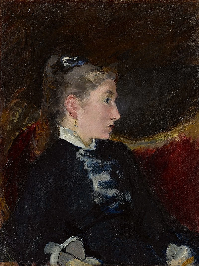  255-Édouard Manet, Profilo di ragazza, 1880 